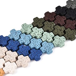 Natural Lava Rock Beads Strands&nbsp;G-N257-22A-01