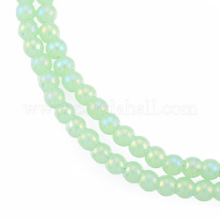 Electroplate Glass Beads Strands&nbsp;EGLA-N002-47