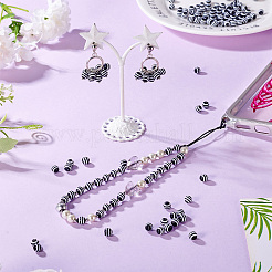 Striped Resin Beads&nbsp;RESI-TAG0001-01