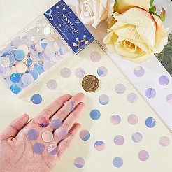 500pcs Iridescent PVC Paillette/Sequins Pendants&nbsp;PVC-SC0001-09