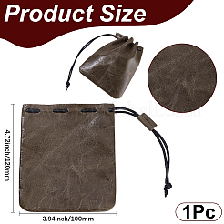 Cowhide Jewelry Cosmetics Storage Bag&nbsp;ABAG-BBC0001-34A