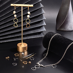 DIY Hollow Charm Drop Earring Making Kit&nbsp;DIY-UN0032-83