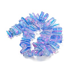 Natural Dyed Quartz Beads Strands&nbsp;G-G791-14H