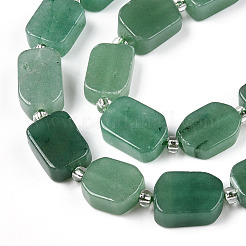Natural Green Aventurine Beads Strands&nbsp;G-C098-A25-01
