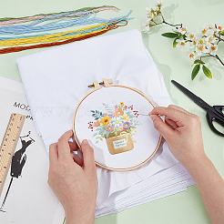 Cotton Embroidery Fabric&nbsp;DIY-WH0021-89A