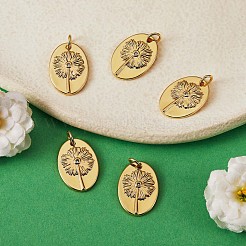 5Pcs Brass Micro Pave Cubic Zirconia Pendants&nbsp;JX129A