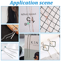 32Pcs 4 Style 304 Stainless Steel Pendants&nbsp;STAS-UN0044-20