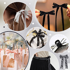 4 Rolls 4 Styles Polyester Ribbons&nbsp;OCOR-WH0077-132