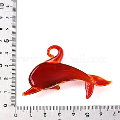 Handmade Lampwork Big Pendants&nbsp;LAMP-T023-10