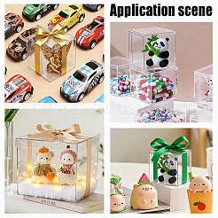 60Pcs 2 Styles Transparent Plastic PVC Box Gift Packaging&nbsp;CON-GO0001-21