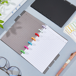 5Pcs Rectangle PP Plastic Notebook Index Divider Sheets&nbsp;AJEW-WH0609-650