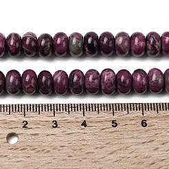 Natural Map Stone/Picasso Stone/Picasso Jasper Beads Strands&nbsp;G-A280-A12-02