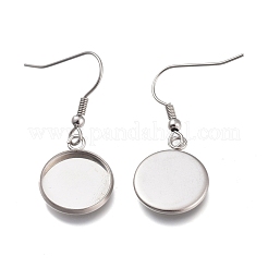 Tarnish Resistant 304 Stainless Steel Earring Hooks&nbsp;STAS-H114-04P