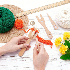 2Pcs Wooden Knitting Loom Plexer&nbsp;DIY-BC0017-83
