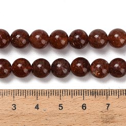 Natural Red Strawberry Quartz Beads Strands&nbsp;G-F833-R01-8mm-01