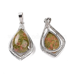 Natural & Synthetic Mixed Gemstone Pendants&nbsp;G-H283-04P