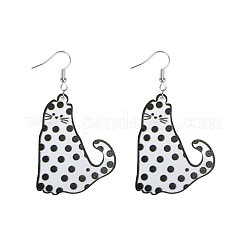 Iron & Acrylic Dangle Earrings for Women&nbsp;WGC0FA0-01