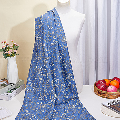 1M Flower Pattern Cotton Fabric&nbsp;AJEW-CY0002-30A