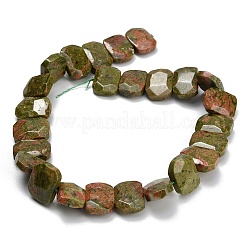 Natural Unakite Beads Strands&nbsp;G-C285-A12-01