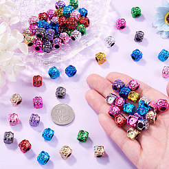 100Pcs UV Plating Opaque Acrylic European Beads&nbsp;PACR-TA0001-32A