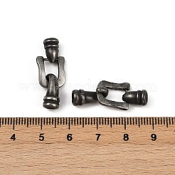 304 Stainless Steel Hook Clasps&nbsp;STAS-C127-02AS