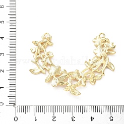 Spring Brass C Shaped Pendants&nbsp;KK-G601-04G