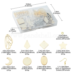 DIY Unfinished Blank Earring Making Kit&nbsp;DIY-FS0004-09