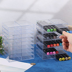 Acrylic Marker Pen Storage Box&nbsp;AJEW-WH0609-751