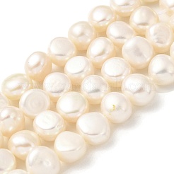 Natural Cultured Freshwater Pearl Beads Strands&nbsp;PEAR-A006-09I