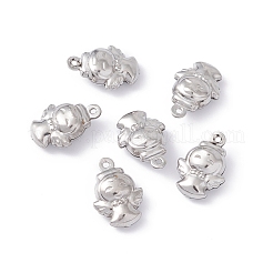 Non-Tarnish 304 Stainless Steel Charms&nbsp;STAS-C057-04P
