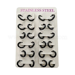 304 Stainless Steel Huggie Hoop Earrings&nbsp;EJEW-O087-09D-EB-01