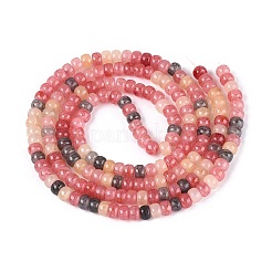 Ombre Effect Dyed Glass Beads Strands&nbsp;X-GLAA-Q106-05A-A10