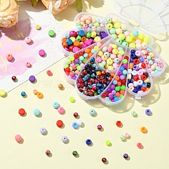 456Pcs Opaque Acrylic Beads&nbsp;MACR-YW0003-38