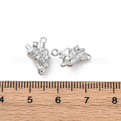 Brass Crystal Rhinestone Pendants&nbsp;KK-E793-08P