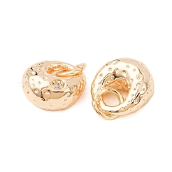 Brass Micro Pave Cubic Zirconia Pendants&nbsp;KK-A279-25G