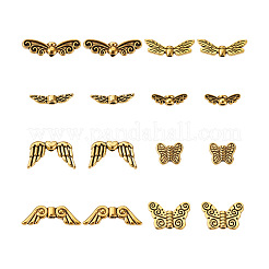 Tibetan Style Alloy Beads&nbsp;TIBEB-CD0001-04AG