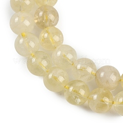 Natural Lemon Quartz(Heated) Beads Strands&nbsp;G-H062-A01-02