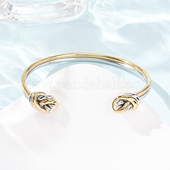 304 Stainless Steel Cuff Bangles for Women&nbsp;SA-CBA2192-07GP