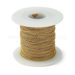 304 Stainless Steel Cable Chains&nbsp;CHS-R003-0.4mm-G