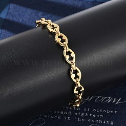 304 Stainless Steel Oval Link Chain Bracelets for Women Men&nbsp;BJEW-F488-48A-G