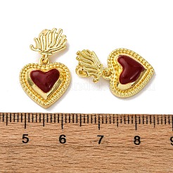 Brass Enamel Pendants&nbsp;KK-F911-26G-02