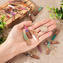 DIY Trapezoid Dangle Earrings Making Kit&nbsp;DIY-TA0009-05