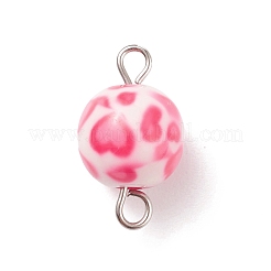 Spray Painted Opaque Resin Connector Charms&nbsp;PALLOY-JF01717