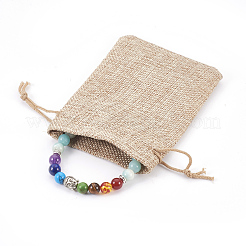 Natural Flower Amazonite Stretch Bracelets&nbsp;BJEW-JB03905-04