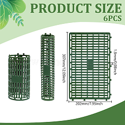PVC Plastic Tree Trunk Cover&nbsp;AJEW-WH0609-625