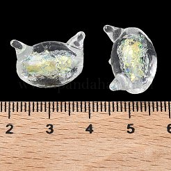 Handmade Foil Lampwork Beads&nbsp;FOIL-Z002-01B