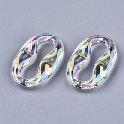 Transparent Acrylic Linkings Rings&nbsp;LS-PACR-N010-027
