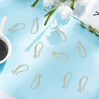 40Pcs Brass Earring Hooks&nbsp;KK-BBC0021-73-1