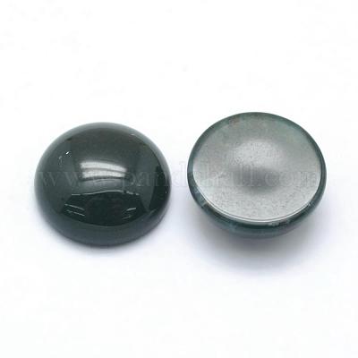 Natural Moss Agate Cabochons&nbsp;G-P393-R28-12mm-1