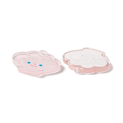 Transparent Acrylic Pendants&nbsp;TACR-G038-06-1